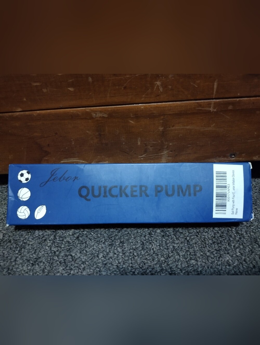 Jebor Quicker Pump - Blue Sports Ball Inflator